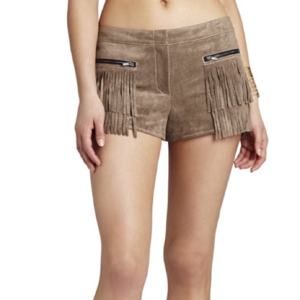 BCBG azria brylee fringe jacket And Weston shorts - Picture 5 of 5